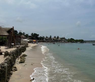 Tierra Bomba Island House | Eco-Friendly Punta Arena EcoHostal - Your Family Oasis