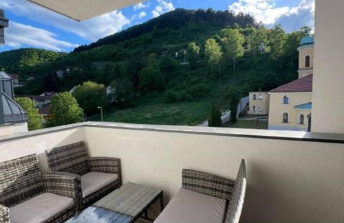 Visoko Apartment | Explore Pyramid View Apartment with Balcony & Family Amenities