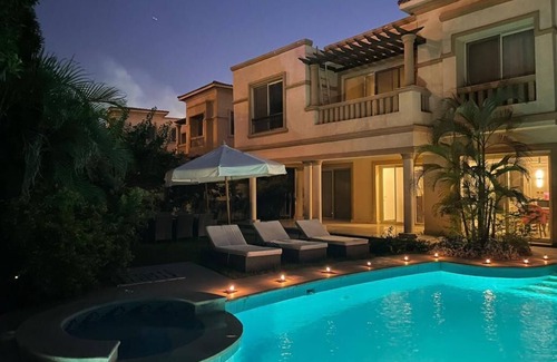 Sheikh Zayed City Villa | Inviting Pyramids View Villa for Rent in Elshikh Zayed