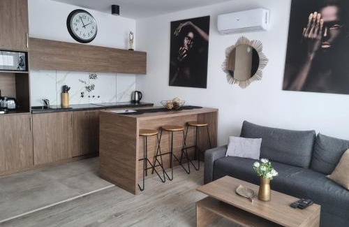 Baluty Apartment | Stylish Q Apart META: Family-Friendly with Netflix & Parking