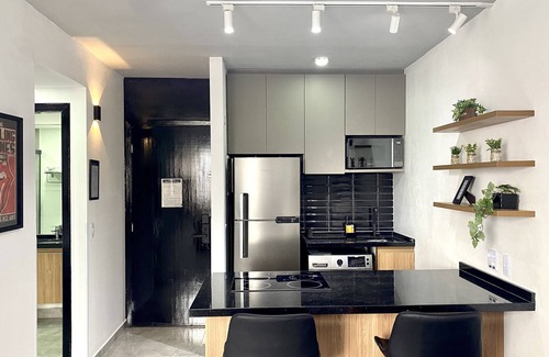 Alphaville Industrial Apartment | Stylish QSA - Anora Spaces in Metropolis Alphaville