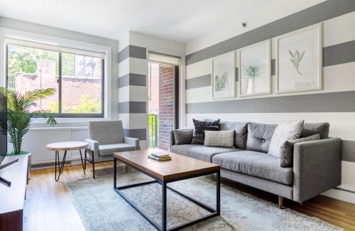 Midtown South Apartment | Charming Chelsea 1BR with Doorman, Gym & Balcony in NYC