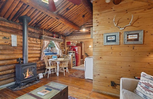 Red Lodge Cabin | Charming Wild Bill's Cabin with Hot Tub & High Guest Rating