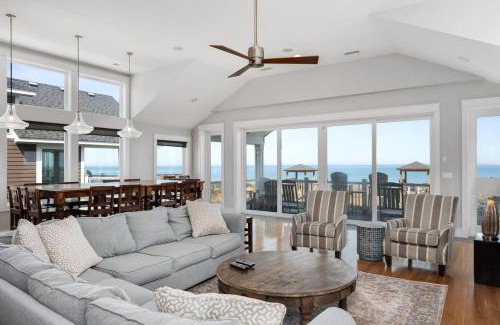 Nags Head Apartment | Stunning Queen Elizabeth Oceanfront Home with Pool & Hot Tub
