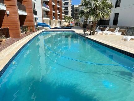 Kusadasi Apartment | Comfortable Queenada Residence A7 with Pool & Family Amenities