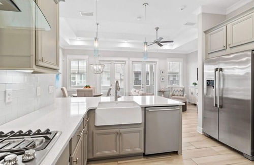 Panama City Beach House | Beachy Getaway with Pool, Golf Cart & Ocean Views