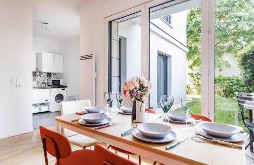 Vanves Apartment | Charming 1BR Vanves Home with Garden - Family Friendly Stay
