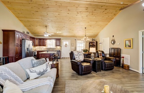 Blairsville House | Tranquil Mountain Cabin Retreat with Pool and Lake Views