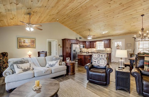 Blairsville House | Tranquil Mountain Cabin Retreat with Pool and Lake Views