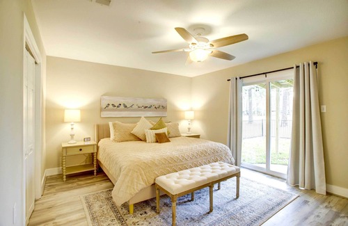 Panorama Village House | Relaxing Conroe Getaway with Patio and Golf Course Views