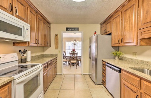 Dothan House | Serene Dothan Home with Fenced Yard and Cozy Fire Pit