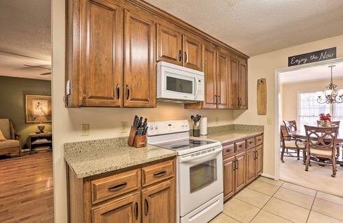 Dothan House | Serene Dothan Home with Fenced Yard and Cozy Fire Pit