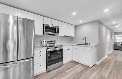 Milford Mill Apartment | Serene Getaway with Child-Friendly Amenities