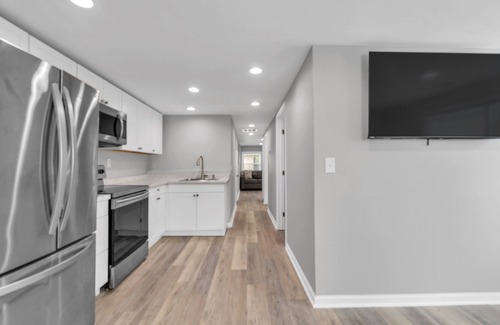 Milford Mill Apartment | Serene Getaway with Child-Friendly Amenities