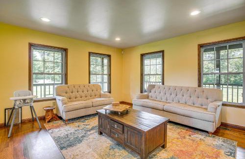 McArthur House | Cozy Family Cabin in Hamden with Hot Tub & Game Room
