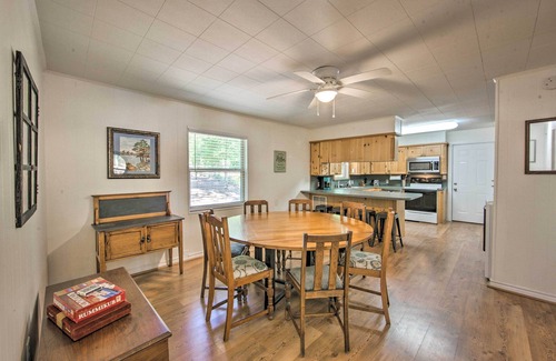 Hawkins House | Serene Lake Hawkins Home: Kayaks, Dock & Spa Amenities