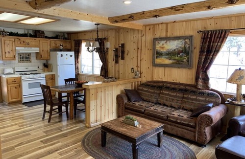 Big Bear City Cabin | Cozy Cabin Getaway with Lake View & Spa - Guest Rated 9.8
