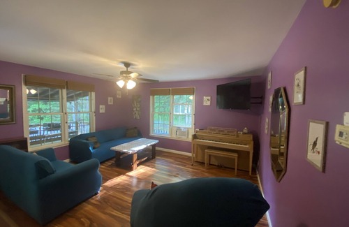 Caneadea Cabin | Serene Woodland Retreat with Ocean View & Pet-Friendly Dwellings