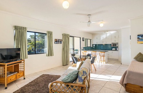 Bongaree Apartment | Peaceful Retreat with Ocean View & Family-Friendly Amenities