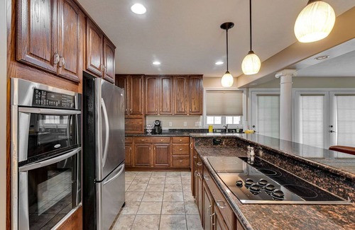 Hemlock House | Serene Ranch Home with Pool & Spa near Downtown Kokomo