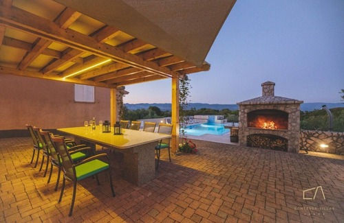 Sveti Vid Dobrinjski Villa | Serene Villa Jele with Pool and Authentic Tavern on Krk