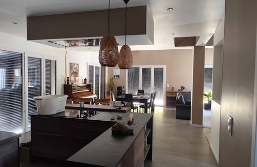 Les Vans House | Quietly situated house in the heart of the village of Les Vans, close to the bathing area.