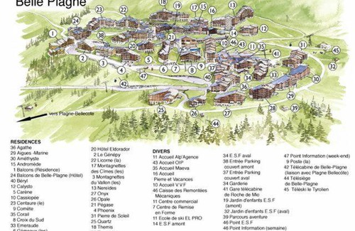 Belle Plagne Apartment | Family-Ready Résidence Andromede with Pet-Friendly Options