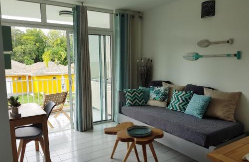 Grand-Bourg Apartment | Oceanfront Stay at Résidence Kawann with Pool & Dining