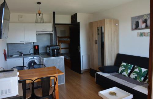 Font-Romeu-Odeillo-Via Apartment | Cozy Résidence Les ISARDS Studio with Mountain Views