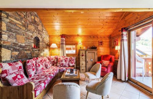 Meribel Village Apartment | Elegant Résidence Les Fermes de Méribel with Pool Access