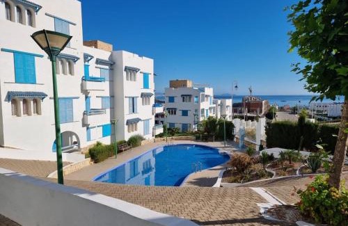 M'diq Apartment | Oceanfront Résidence Lilia Al Jabal M’diQ with Pool & Dining