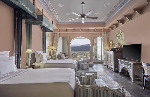 Amer Hotel | Elegant Retreat at Raffles Jaipur with Pool and Spa