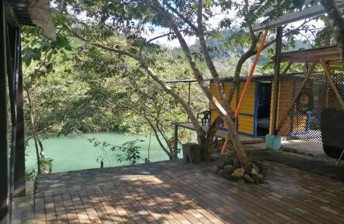 Alta Verapaz House | Pet-Friendly Rafting Hut Room by the River - Rated 10/10