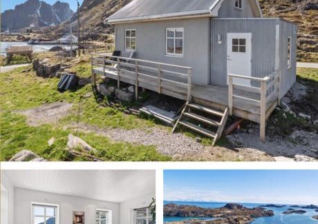 Vestvagøy House | Ragnahuset: Cozy Mini House in Scenic Fishing Village