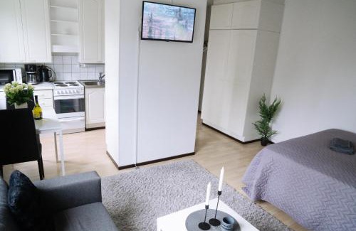 Oulu Apartment | Convenient Railway & Bus Station Studio - Child Friendly Stay