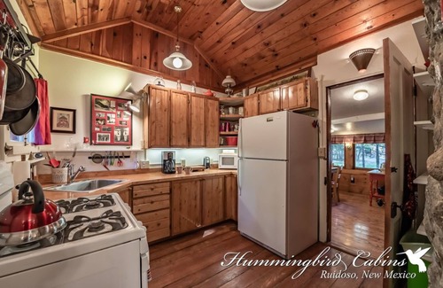 Ruidoso Cabin | Rainbow Oaks 'Free from Disturbance' a quiet haven on 3 acres and PET FRIENDLY