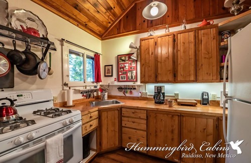 Ruidoso Cabin | Rainbow Oaks 'Free from Disturbance' a quiet haven on 3 acres and PET FRIENDLY