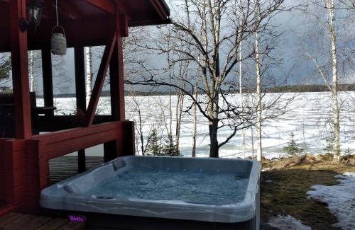 Pihtipudas Villa | Rantapuro: Oceanfront Retreat with Private Beach & Hot Tub