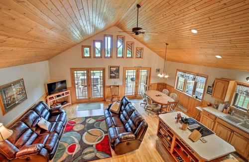 Rapid River Cabin | Serene Rapid River Log Cabin on 160 Scenic Acres