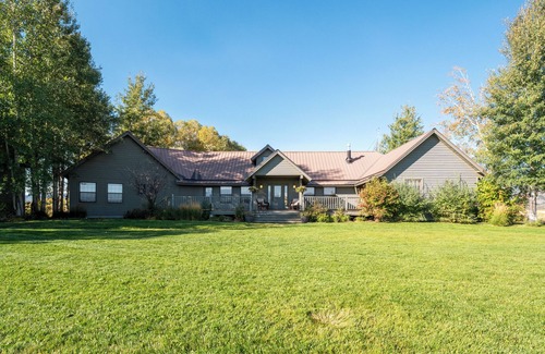 Victor House | Rare Teton Ranch: 400 protected acres, private creek, fishing, kayaking, birding