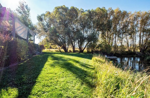 Victor House | Rare Teton Ranch: 400 protected acres, private creek, fishing, kayaking, birding