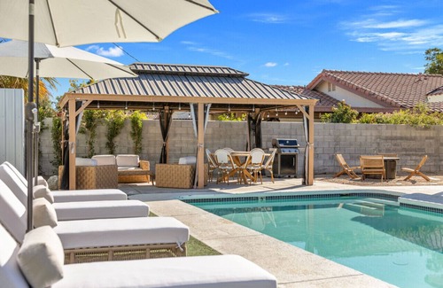 Bermuda Dunes House | Family-Friendly Retreat with Heated Pool & Hot Tub