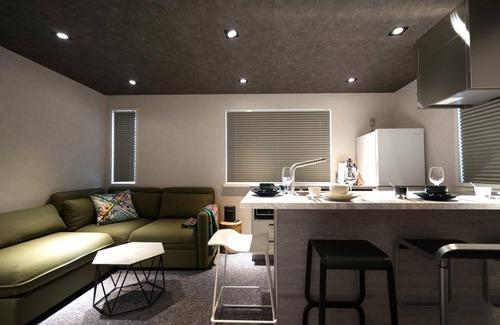 Aoyama Apartment | Modern Aoyama 2BR Suite with Hot Tub & Kitchen, Near Metro