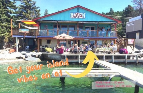 Woods Bay House | Real Vintage Camper Flathead Lake Beach Pets yes!