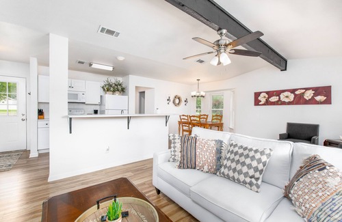 Belton House | Military Friendly Retreat with Pet Access & Lake Views