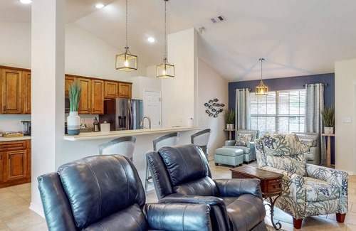 Northwest Pensacola House | Updated Home with Fire Table and Family-Friendly Amenities