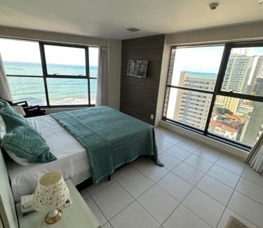 Pina Apartment | Beachfront Bliss at Recife Flats Beach Class Internacional