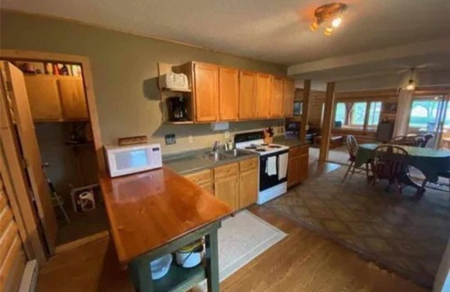 Beltrami County Cabin | Pet-Friendly Red Bear Beach Front Log Cabin with Pool