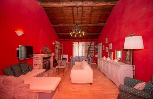 Rocca di Papa Villa | Inviting Red Country House Retreat Near Rome for Families