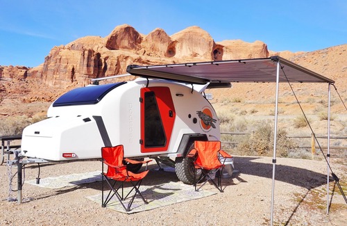 Moab House | Experience Nature at Red Rock Base Camps Teardrop Trailer